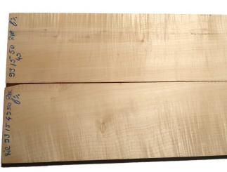 1x Ahorn Riegel Holz Riegelahorn curly Maple 93x15cm x 50mm 