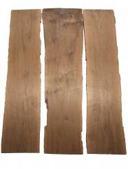 3x Nussbaum Holz Walnuss 94x20-28cm x 18mm #H6 
