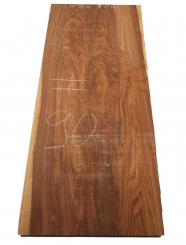 1x Palisander Holz Morado Santos 90x39-44cm x 51-52mm 