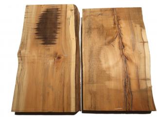 1x Eibe Holz Eibenholz rustikal 54x31-32cm x 77-80mm #54 