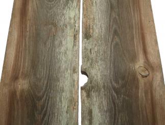 2x Altholz Brett recyceltes Holz 100x29cm x 20mm #P8 