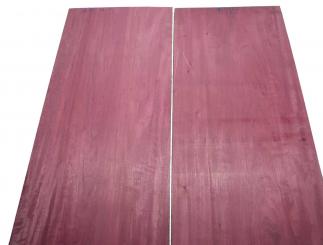 1x Amarant Holz Riegel Purpleheart Curly 91x51-52cm x 22mm 