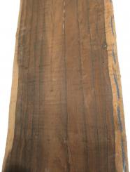 1x Ziricote Holz Zirikote Edelholz 62x26-28cm x 43mm 