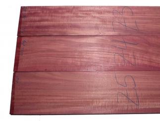 1x Amarant Holz Purpleheart Brett 92x15,5cm x 26mm #Z3 