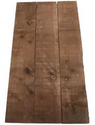 3x Walnussholz Nussbaumholz 91x16cm x 26-27mm #L6 