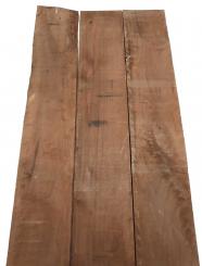 3x Walnussholz Nussbaumholz 92x15,5cm x 25-27mm #L1 
