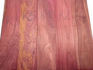 1x Amarant Holz Purpleheart Brett 92x15,5cm x 25-26mm #K4 