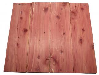2x Aromatische Rotzeder Zeder Holz 70x20cm x 24mm #H7 