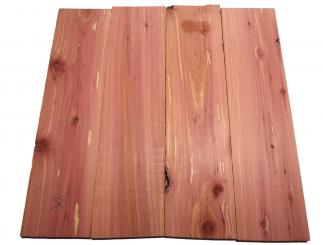 2x Aromatische Rotzeder Zeder Holz 79x20cm x 24mm #H3 