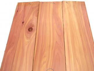 3x Aromatische Rotzeder Zeder Holz 98x18,5cm x 24mm #H4 