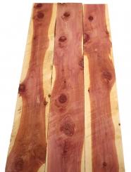 3x Aromatische Rotzeder Zeder Holz 110x17cm x 24mm #H2 