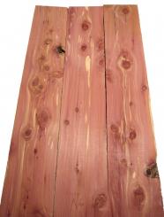 3x Aromatische Rotzeder Zeder Holz 113x20cm x 24mm #H1 