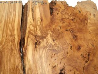 2x Oliven Wurzelholz Holz f Epoxid 54x13-32cm x 37-39mm 
