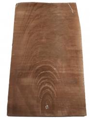 1x Nussbaum Pyramide Riegel Holz Maser 49x28-30cm x 25-26mm 