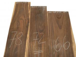 1x Palisander Holz ostindisch Sonokeling 72x14-15cm x 33-34mm #72 