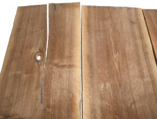 3x Nussbaumholz Brettchen Sägefurnier 91x38-40cm x 6-7mm #P3 