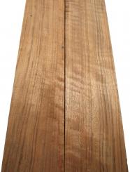 2x Amazakoue Riegel Holz Mutenje Curly 92x13,5cm x 35-36mm 