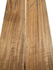 2x Amazakoue Riegel Holz Mutenje Curly 92x11cm x 34-36mm #1 