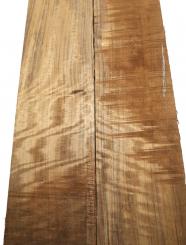 1x Amazakoue Riegel Holz Mutenje Curly 92x16cm x 33-36mm 