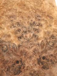 Nussbaum Wurzelholz Furnier Maser 57x17-18cm 7 Blätter 