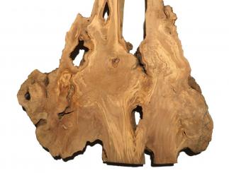 1x Oliven Wurzelholz Olivenbaum Maser Holz 115x21-56cm x 48-50mm 