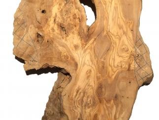 1x Oliven Wurzelholz Olivenbaum 110x23-45cm x 45-47mm 