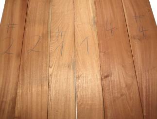 2x Mahagoni Holz Brett Massivholz DIY 127x22cm x 23mm #4 