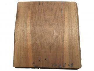 1x Nussbaum Holz Walnuss 36x36-38cm x 48mm 