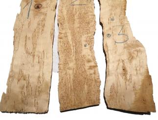 1x Birke Maser Holz Maserbirke Abschnitt 63x6-15cm x 28mm #3 