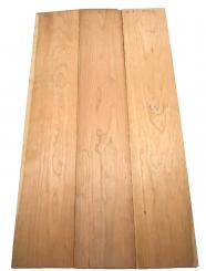 3x Kirschbaum Holz Kirschholz 100x18-19cm x 22-23mm #W3 