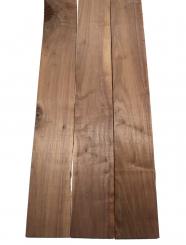 3x Nussbaum Riegel Holz Tonholz curly 92x13-14cm x 24mm #S2 