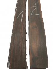 1x Makassar Holz Ebenholz Brett f. Kleinteile 63x7-8cm x 36-37mm #2 