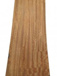 1x Zitrone Riegel Holz Satinwood Ceylon 118x17-20cm x 16-18mm 
