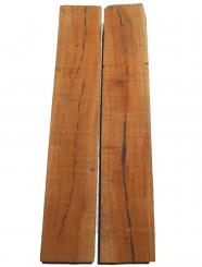 2x Swietenia Holz Mahagoni Caoba 55x10cm x 52-55mm 