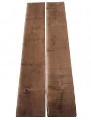 2x Walnussholz Nussbaumholz 137x24-25cm x 26-27mm #N3 
