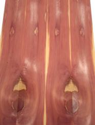 Zeder Furnier Wacholder Aromatische Rotzeder 159x13-15cm 4 Blätter 