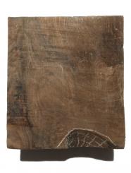 1x Nussbaum Wurzelholz Maser 18x16cm x 70-77mm 
