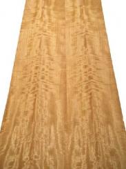 Movingui Riegel Furnier curly afrik Satinwood 4Z 285x14/15cm 2Bl 