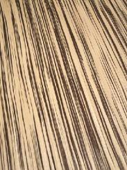 Zebrano Furnierholz Blatt mit Vlies SaRaiFo 250x63-64cm 