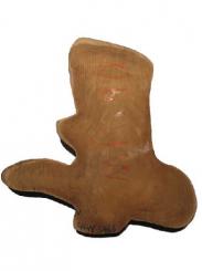 Teak wilde Baumscheibe Teakholz Massivholz 46x44cm 54/55mm 