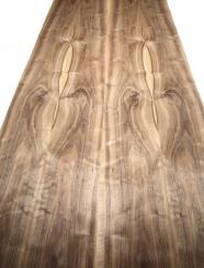 Nussbaum Holzfurnier Furnierholz wild 3J 263x30-36cm 2 Blätter 