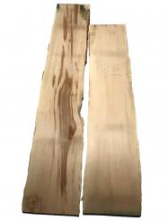 Satin Nussbaum Holz Amberbaum 150x25-28cm x 24mm 