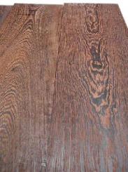 2x Wenge Holz Wengeholz Panga Panga S 77x19-20cm 24mm 