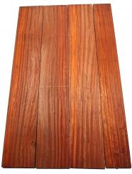 Padouk Riegel Holz Paduk Korallenholz 105x17-18cm x 22mm R1 
