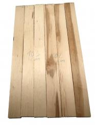 3x Ahornholz Ahorn Maple Holz Brett 103x9,5cm x 23-24mm 