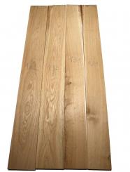 2x Eichenholz Brett Eiche Holz DIY 131x14cm x 23-24mm 
