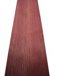 Amarant Furnier Purpleheart Holz Riegel curly 3M 272x17cm 2 Blätter 