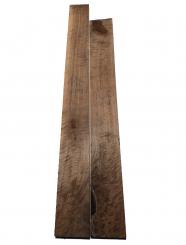 Nussbaum Riegel Holz Tonholz curly 115x11-12cm x 24mm 