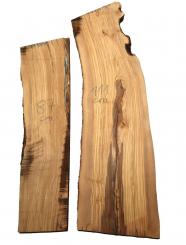 Olivenholz Brett Olivenbaum Baumscheibe 87x19-24cm 27mm 