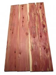 2x Aromatische Rotzeder Zeder Holz 118x14-15cm x 24mm 